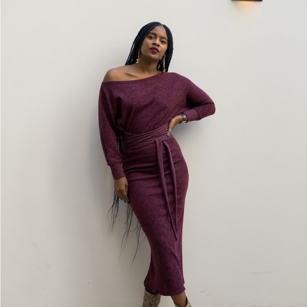Something by Sonjia x Monroe Steele Naomi Batwing dress
